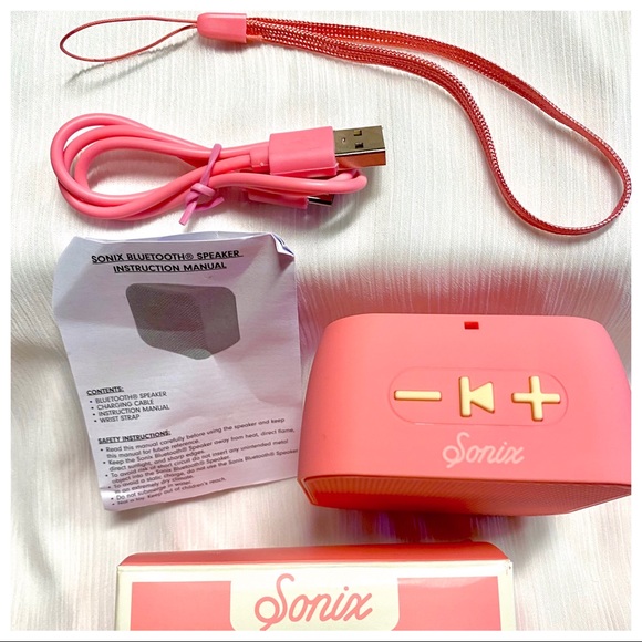 🎉HP NIB SONIX Bluetooth Speaker 🎶🎼🎵Bluetooth Charger & Wristlet - Picture 5 of 16